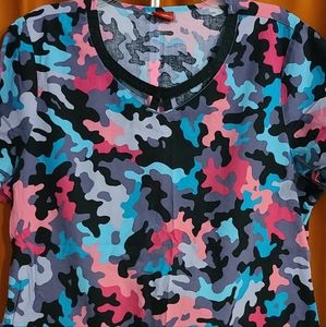 Dickies Camo Scrub Top